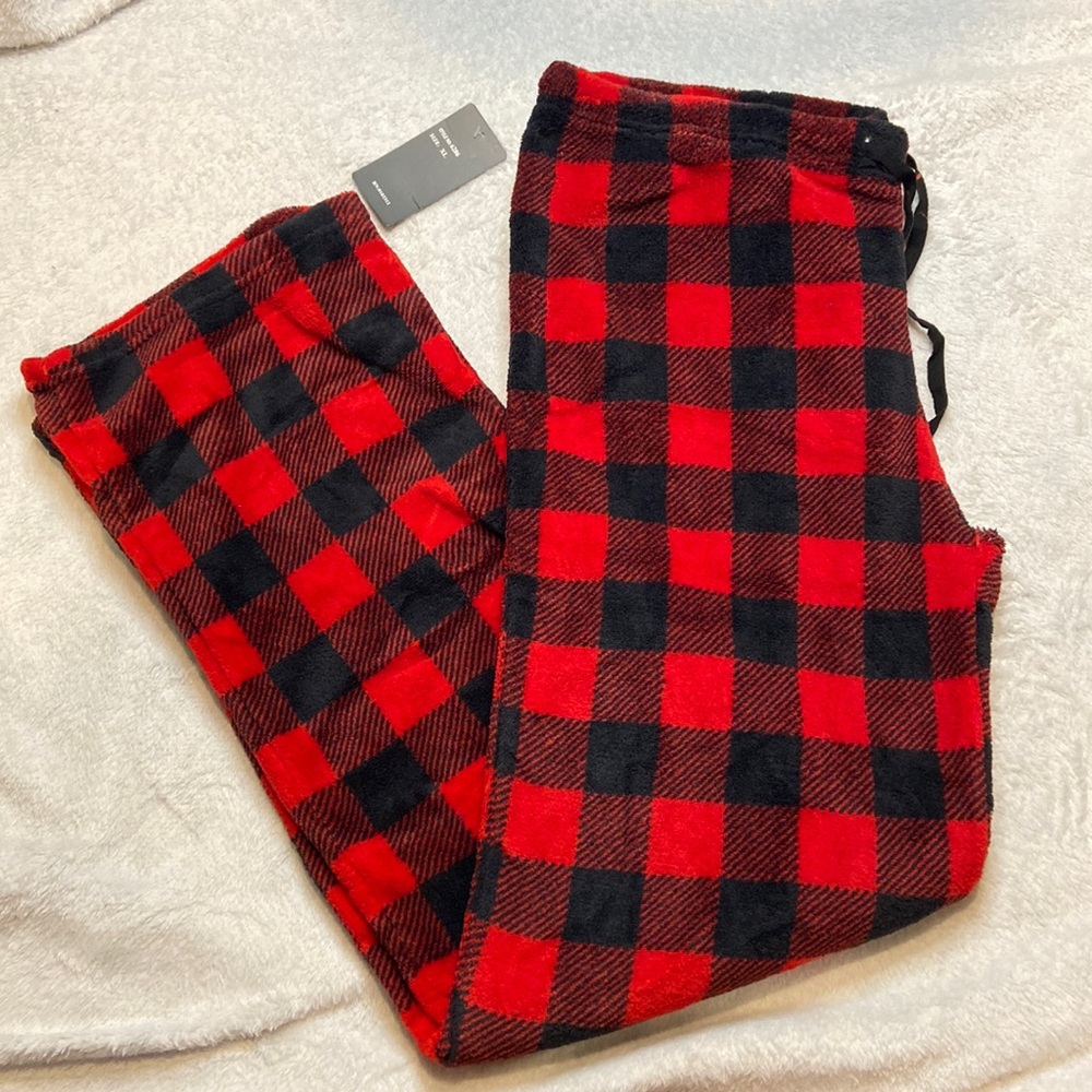 Just Love XL Juniors Plaid Fluffy Pants